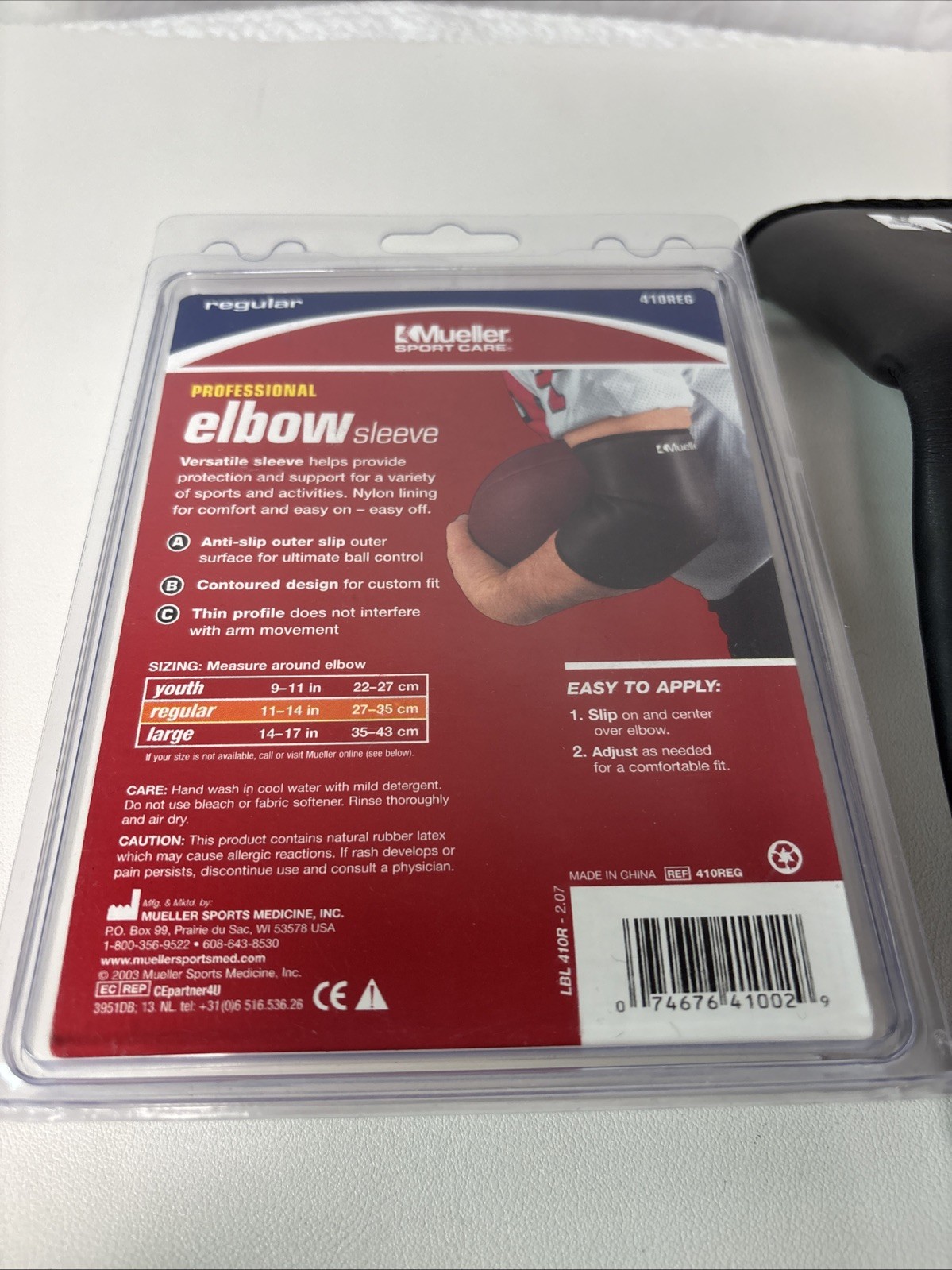 Mueller Professional Elbow Sleeve Size-Regular 11-14 Inches