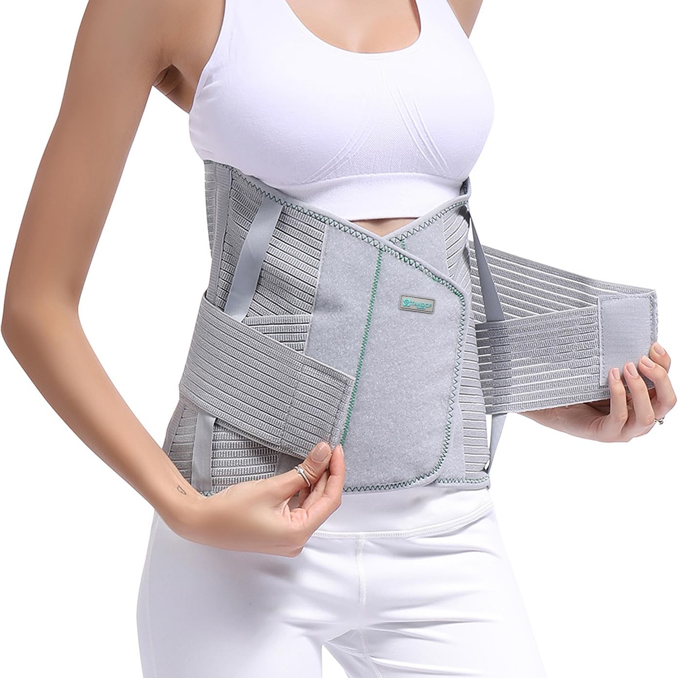 TANDCF Back Support,Entire Back Brace ,Lumbar Support Belt for Women & Men, Adju