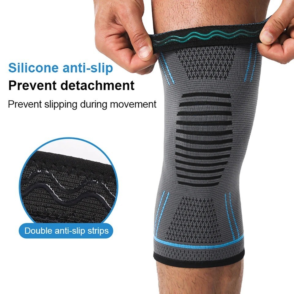 Sable Upgraded Knee Brace 2 Pack Compression Sleeves Support for Women & Men
