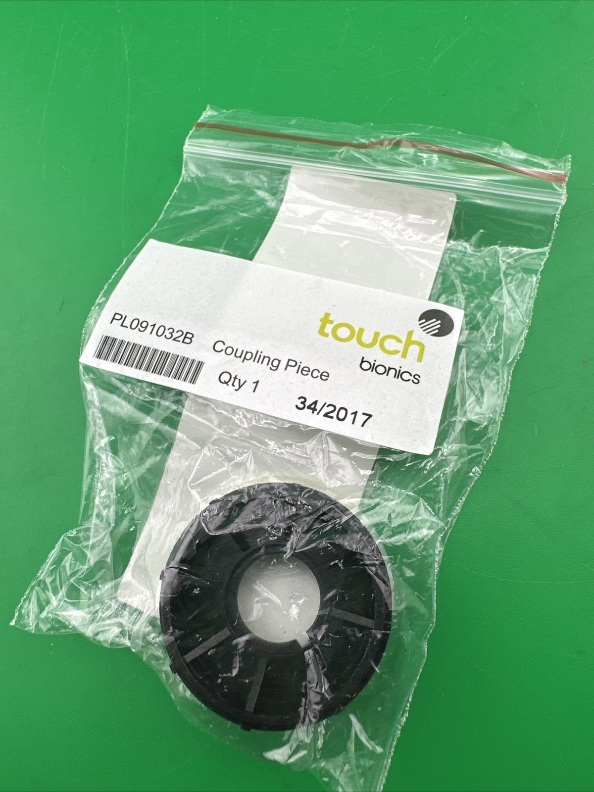 Ossur Touch Bionics Myoelectric Prosthetic Hand Coupling Piece. New