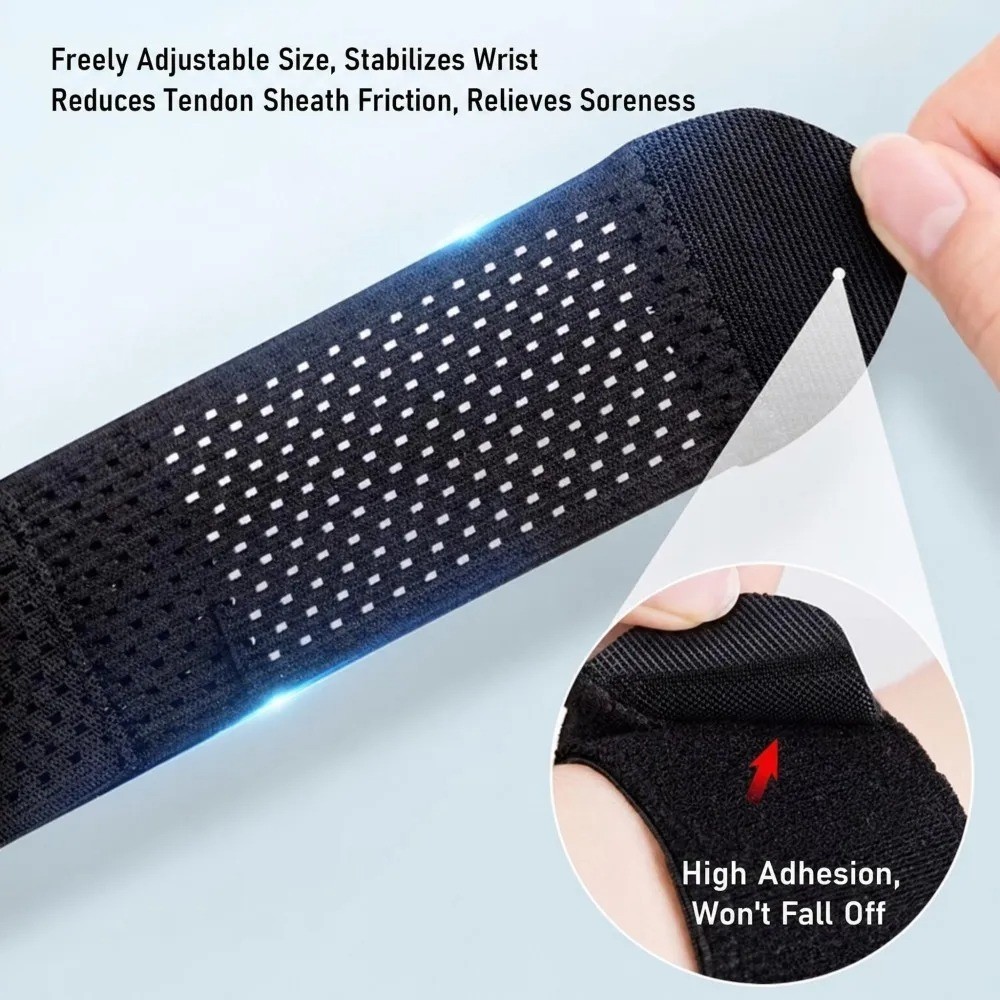 2PCS Ultra-Thin Wrist Support Strap – Adjustable Compression Brace Pain Relief