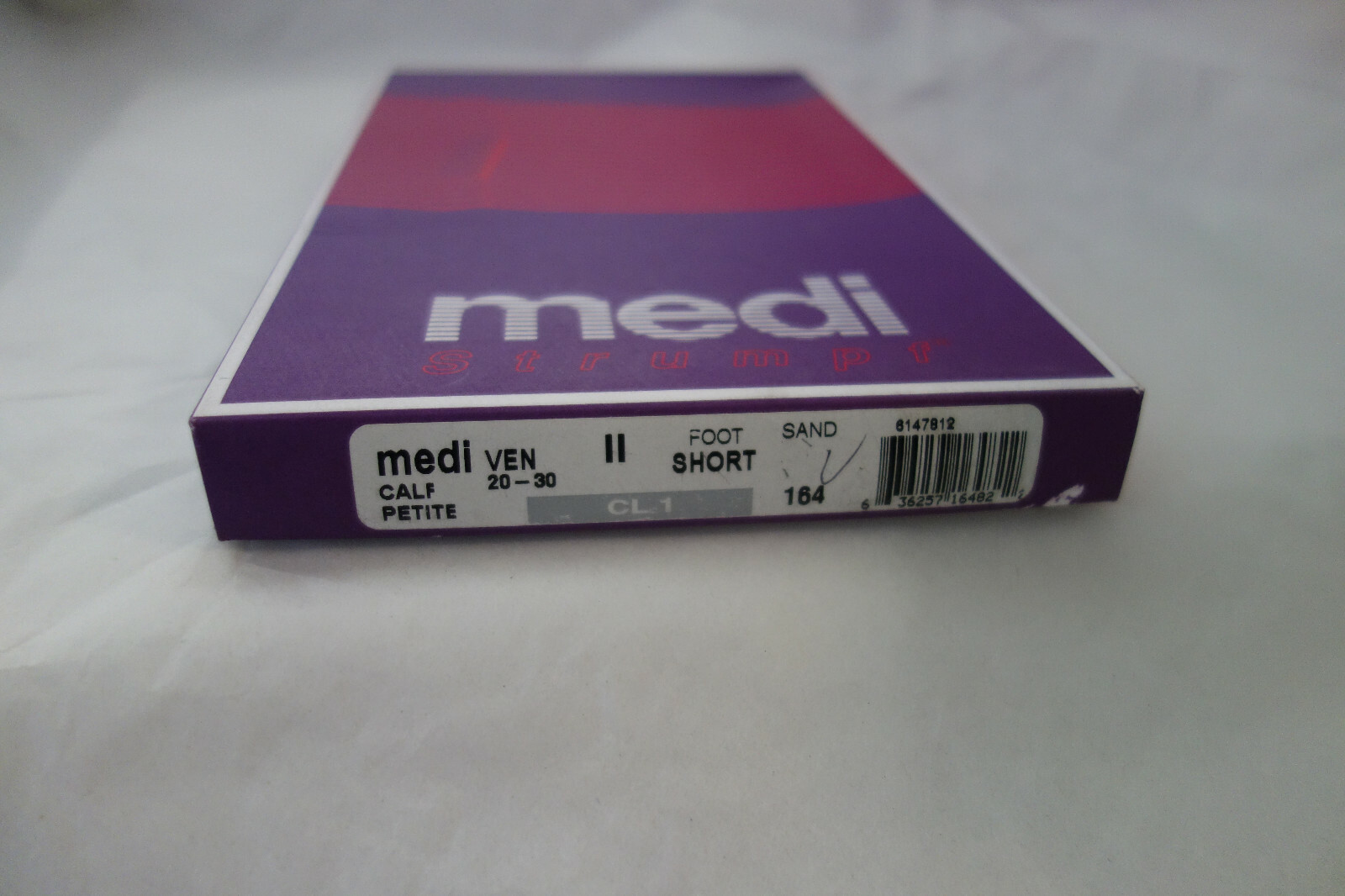 MEDI STRUMPF CALF 20-30 II foot Short Petite Womens Sand Compression Stocks