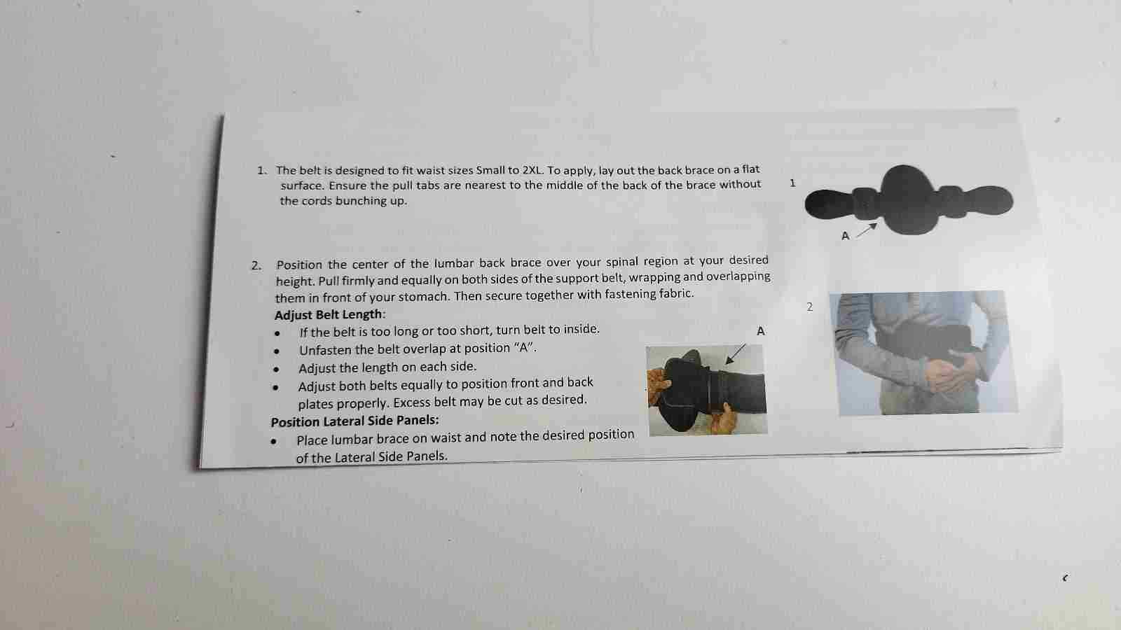 Iso Preferred Lumbar Back Brace VI ISO-BA206