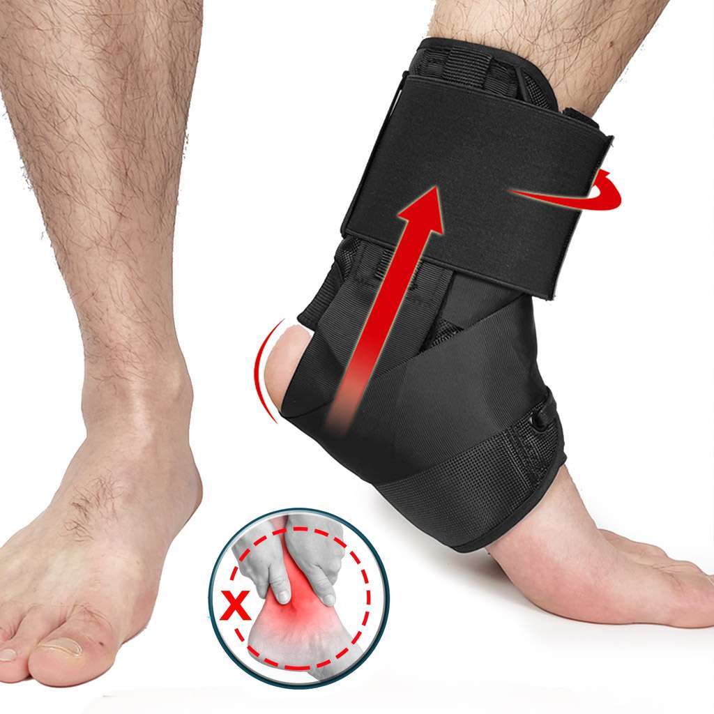 Ankle Brace Support Compression Sleeve Pain Relief Plantar Fasciitis Foot Wrap