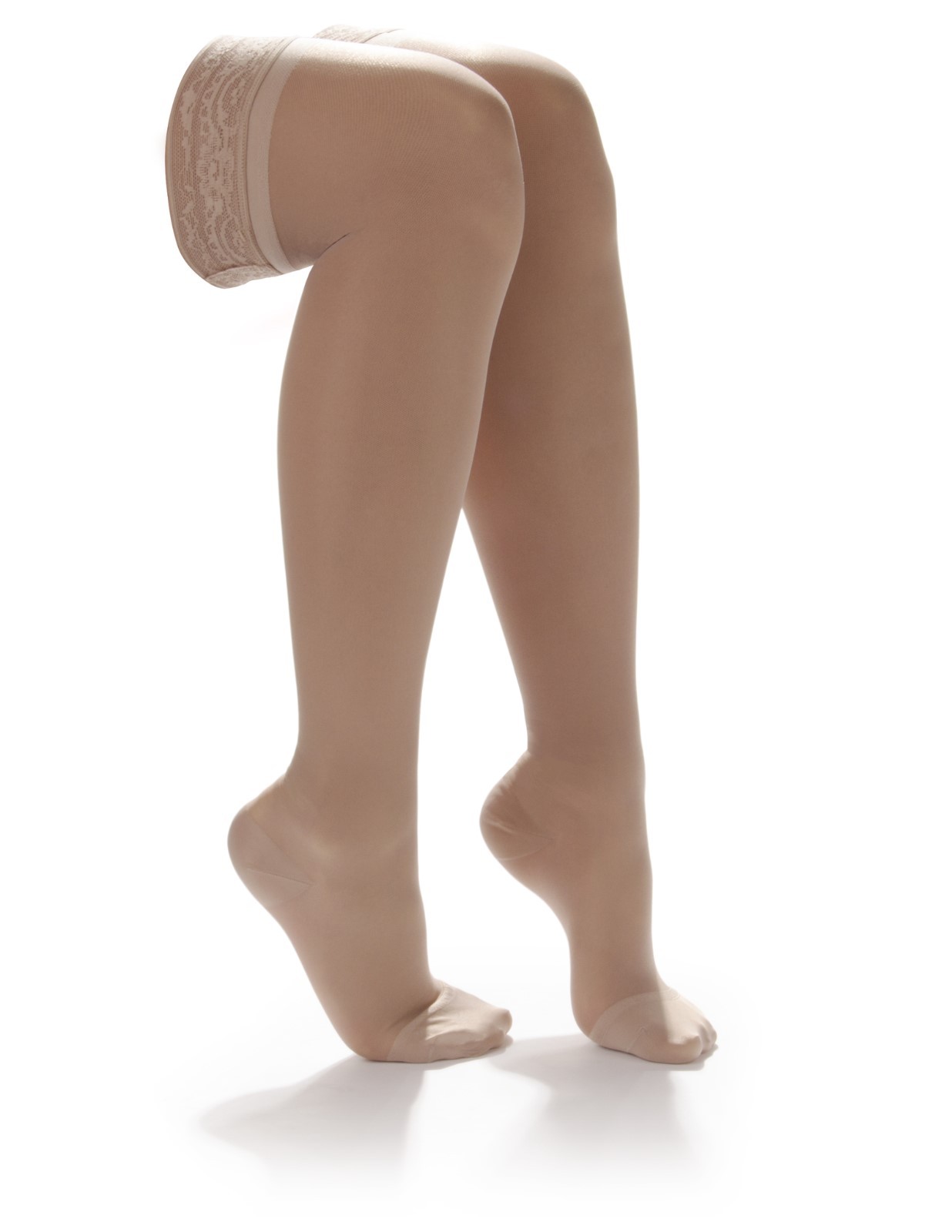 Womens Thigh Stockings 15-20 mmHg Compression Supports Therapy Varicose Veins