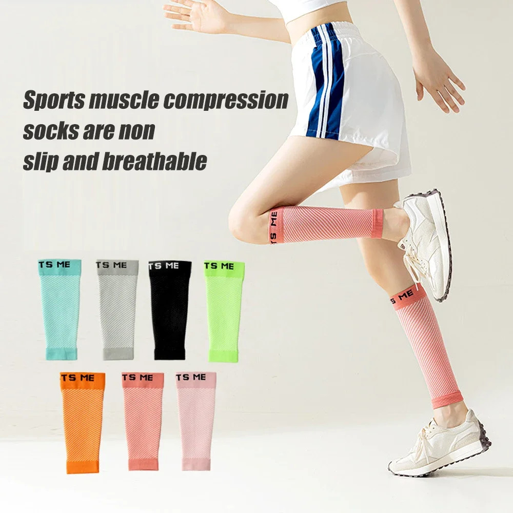 1Pair Calf Compression Sleeves Running Leg Compression Sleeve 22-32mmHg Compress