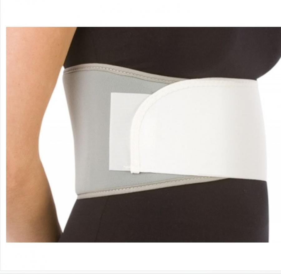 ProCare Rib Belt Foam/Pile Female One Size 24-50″ Hip 6″ Height Gray/White