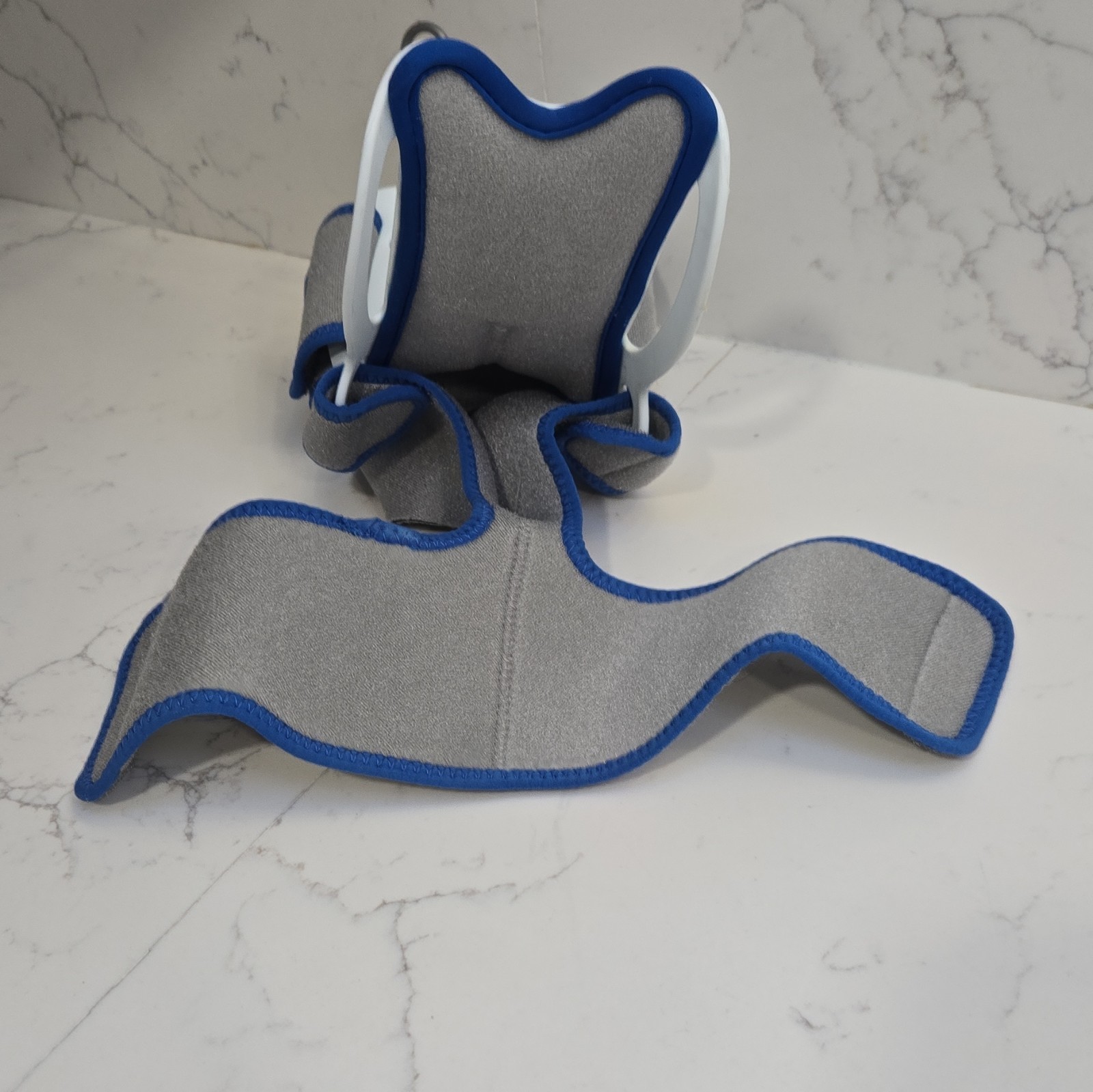 DARCO Ankle/Foot Brace Stabilization Adjustable One Size White/Blue/Gray
