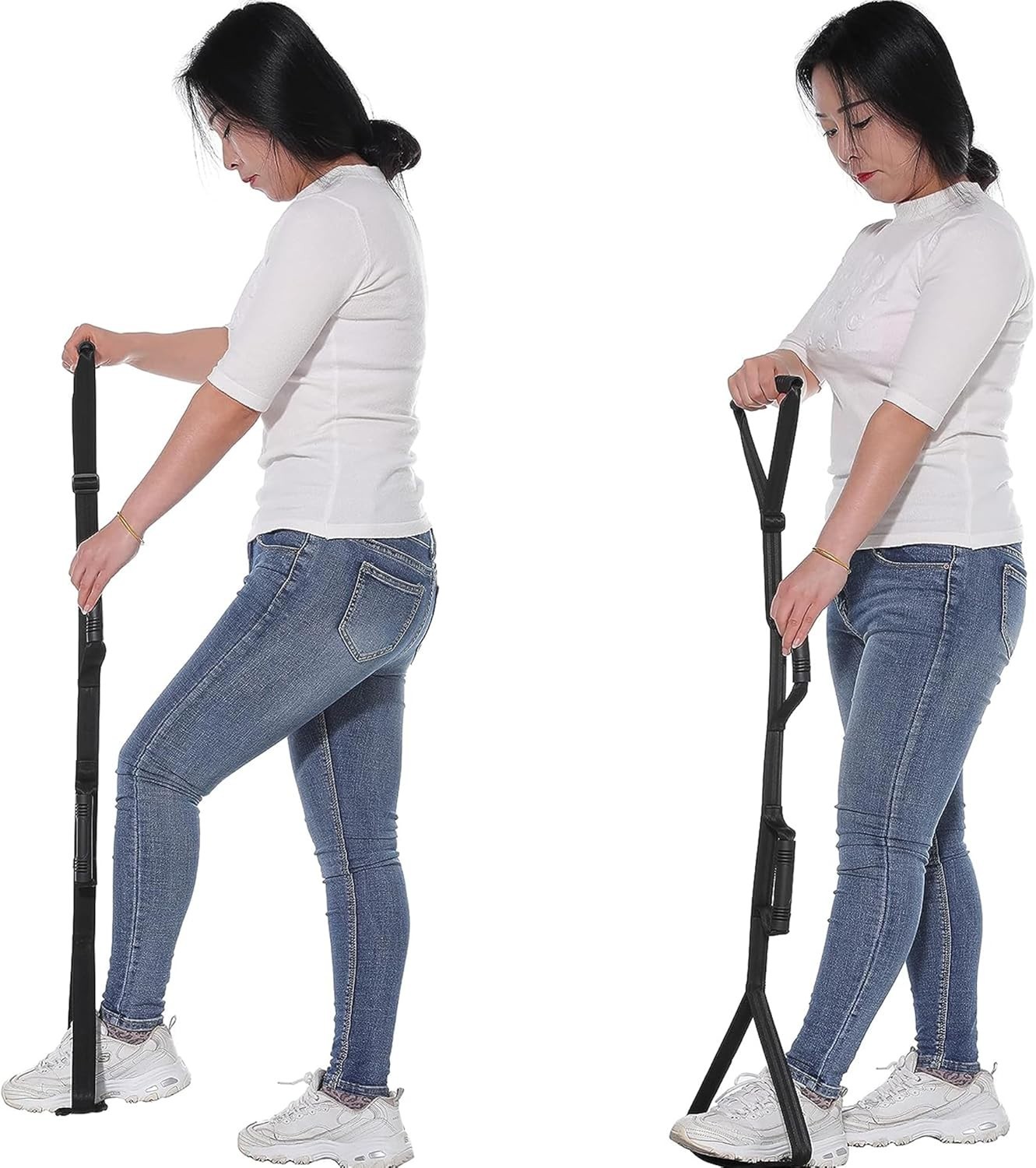 Durable Nylon Leg Lifter Strap for Bed, Car & Wheelchair – Adjustable 35-44 Inch