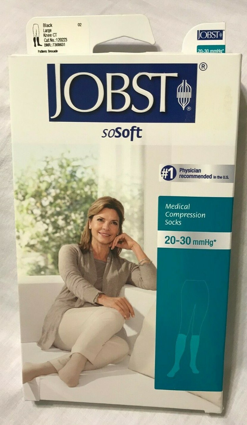 Jobst SoSoft Women’s Knee CT 20-30 mmHg Size L Medical Compression Socks