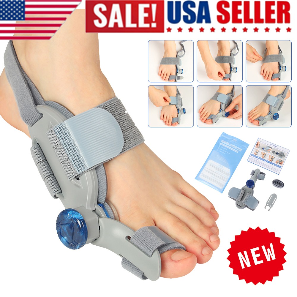 Bunion Fix Toe Valgus Corrector Adjustable Orthosis Women Men Splints Day&Night