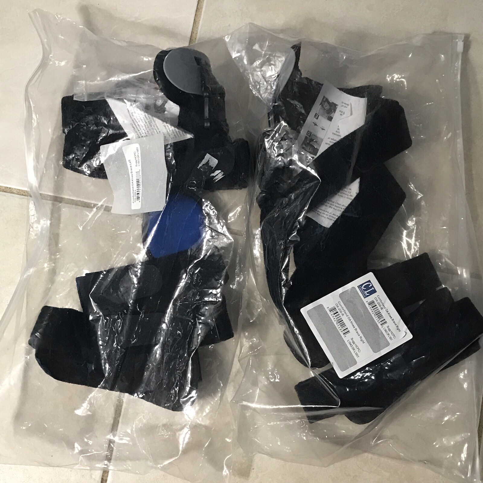 Comfortland OA Hinged Knee Brace [LOT of 1 RIGHT & 1 LEFT]