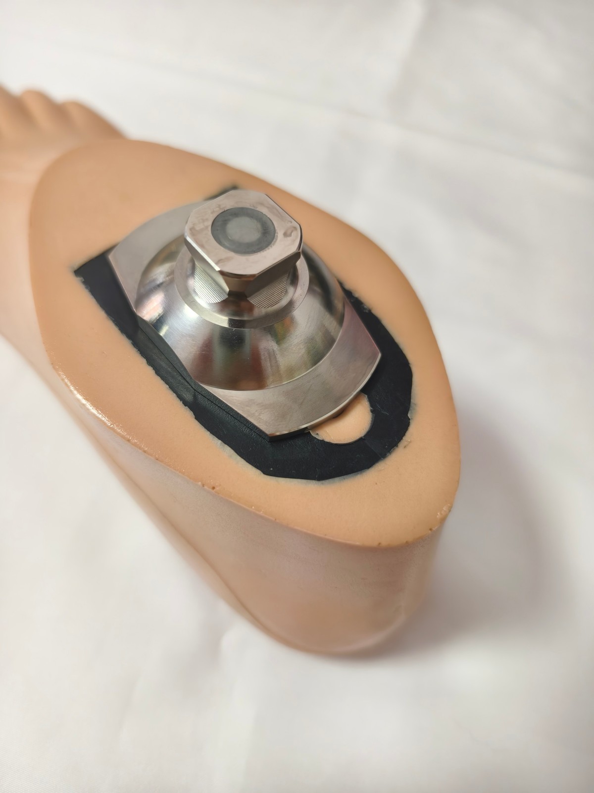 Waterproof SACH Prosthetic Foot w/ Carbon Fiber Keel 22-28cm L/R