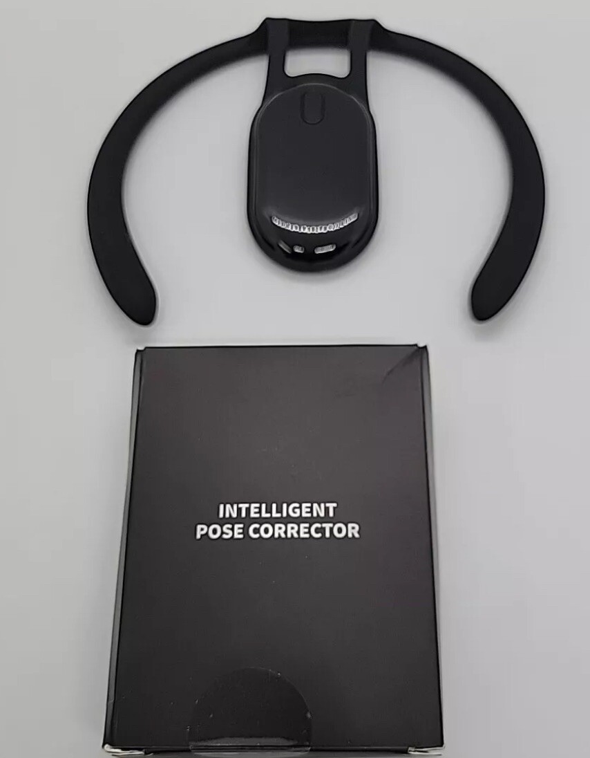 Improve Posture Intelligent Pose Corrector #2150 Black USB Charge NEW