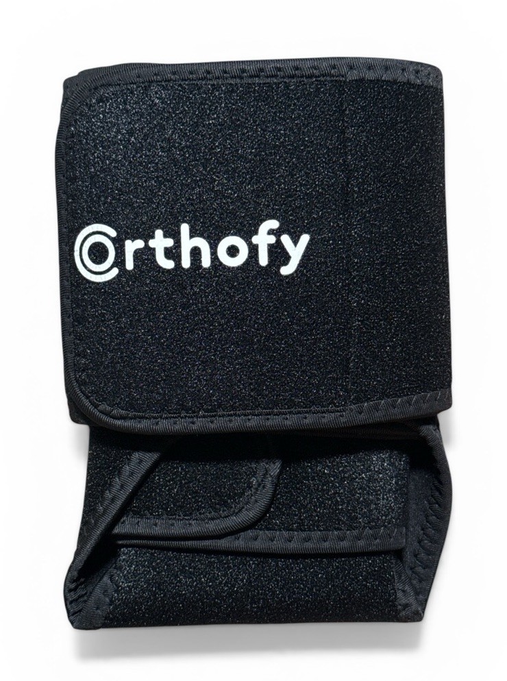Orthofy Hip and Groin Brace Medium Right Black Orthopedic Support