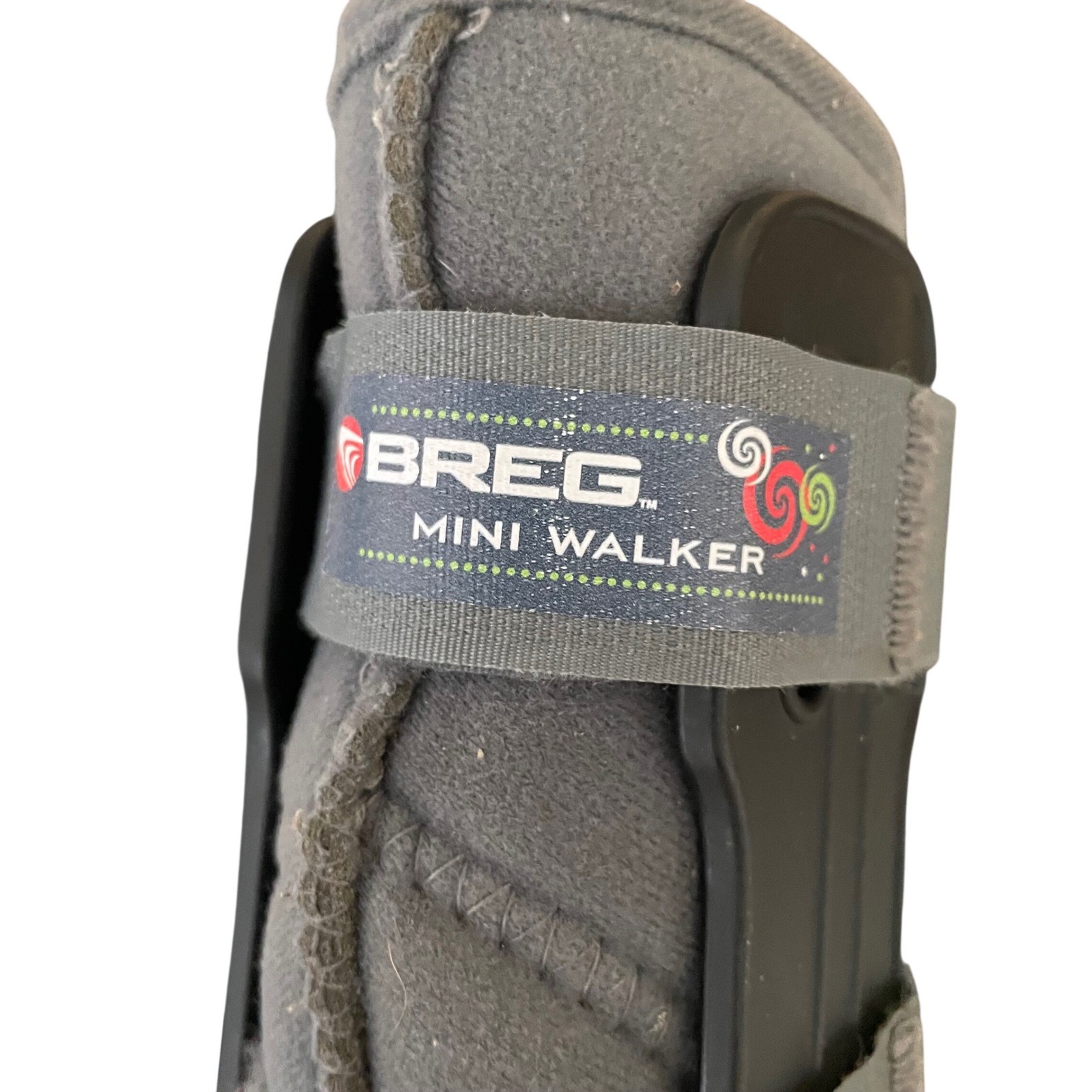 Breg Mini Walker Pediatric Walking Boot Gray Kids Orthopedic Support Brace