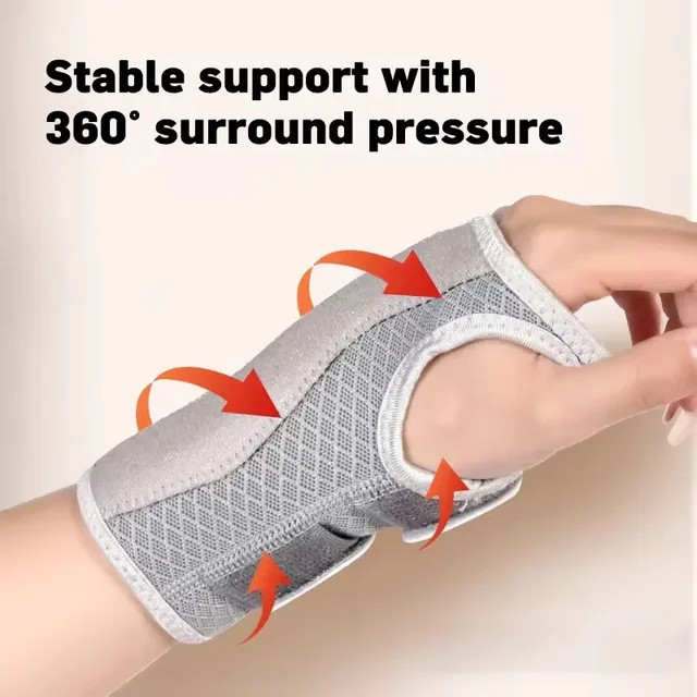 NEW Wrist Brace for Carpal Tunnel – Adjustable Night Support Brace with Splints