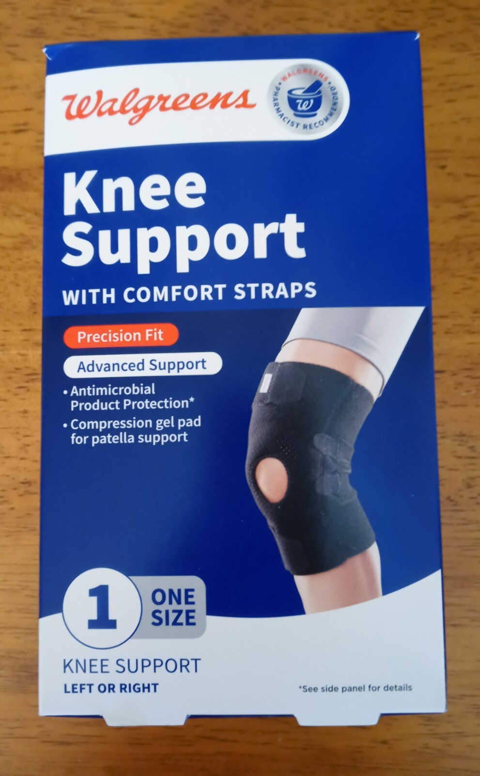 Walgreens Knee Support With Comfort Straps Advanced Support One Size