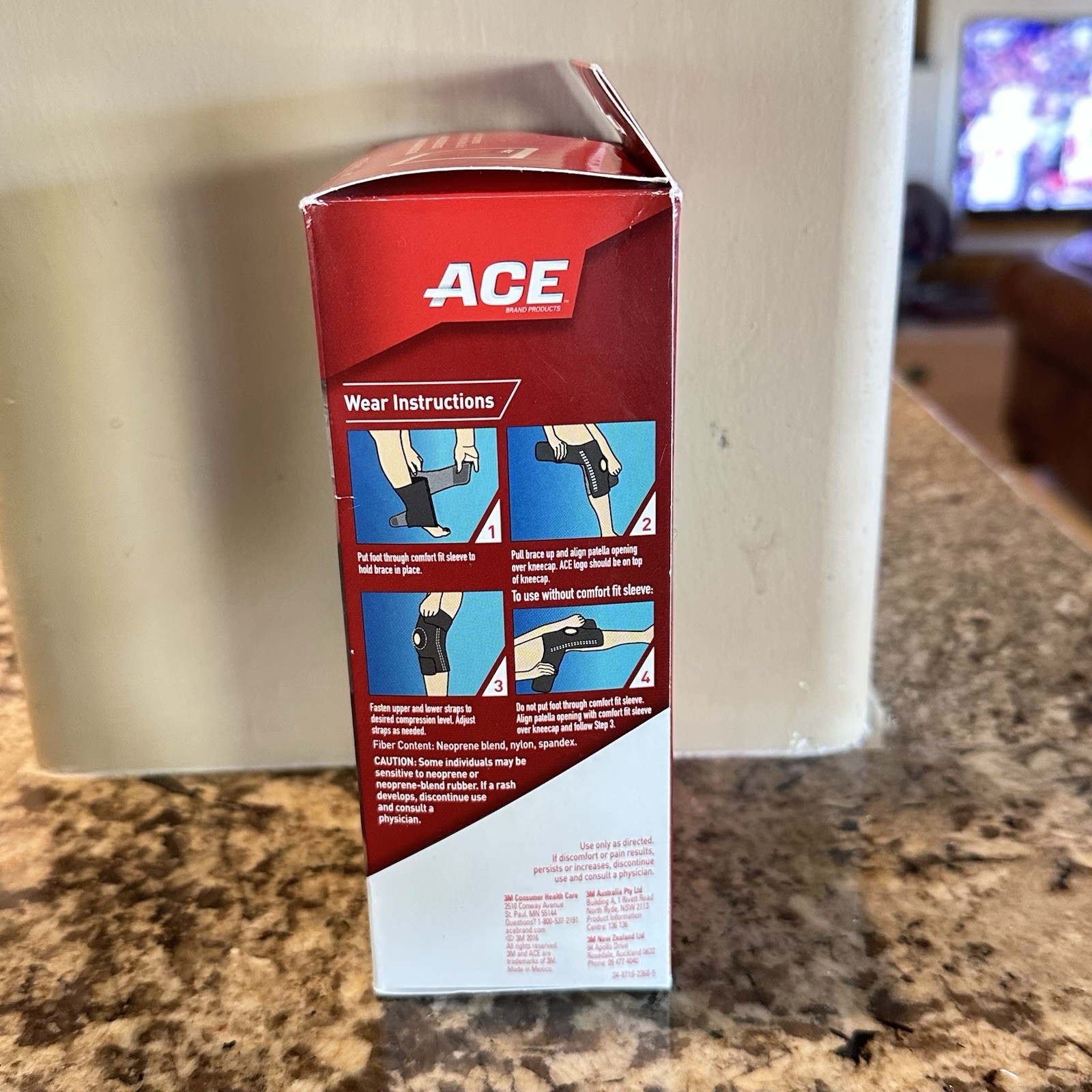 Brand Adjustable Compression Knee Support, Moderate Support for Weak Sore