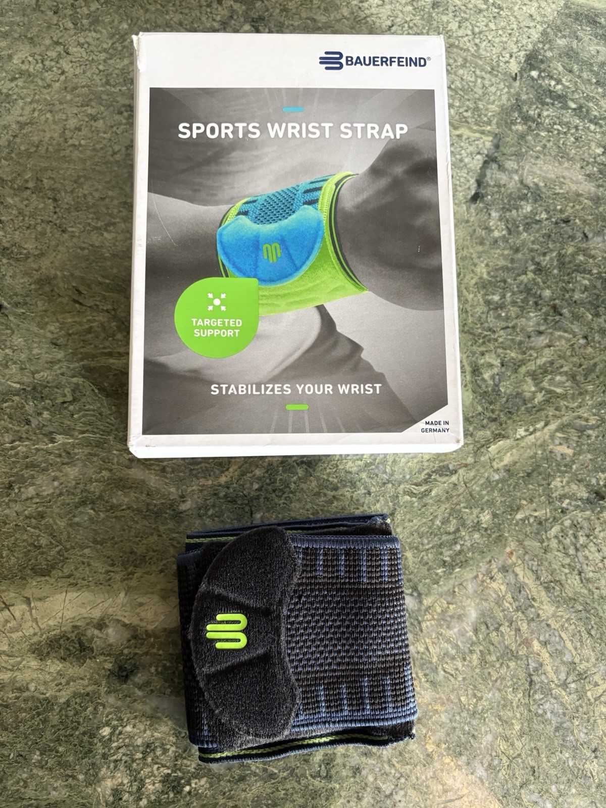 Bauerfeind Sports Wrist Strap – Targeted Support Size L / XL Black – OPEN BOX