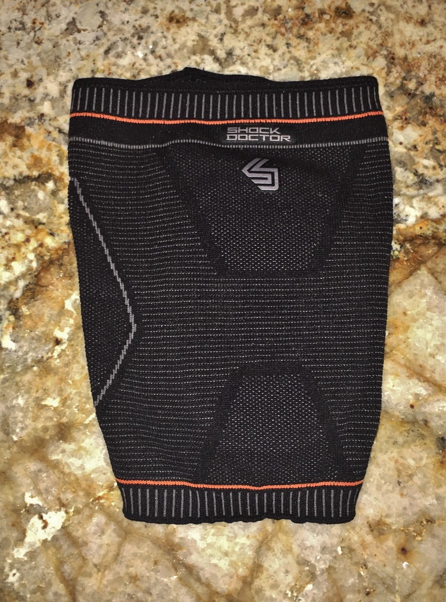 SHOCK DOCTOR Ultra Compression Knit Black Knee Support Patella Gel Support S L