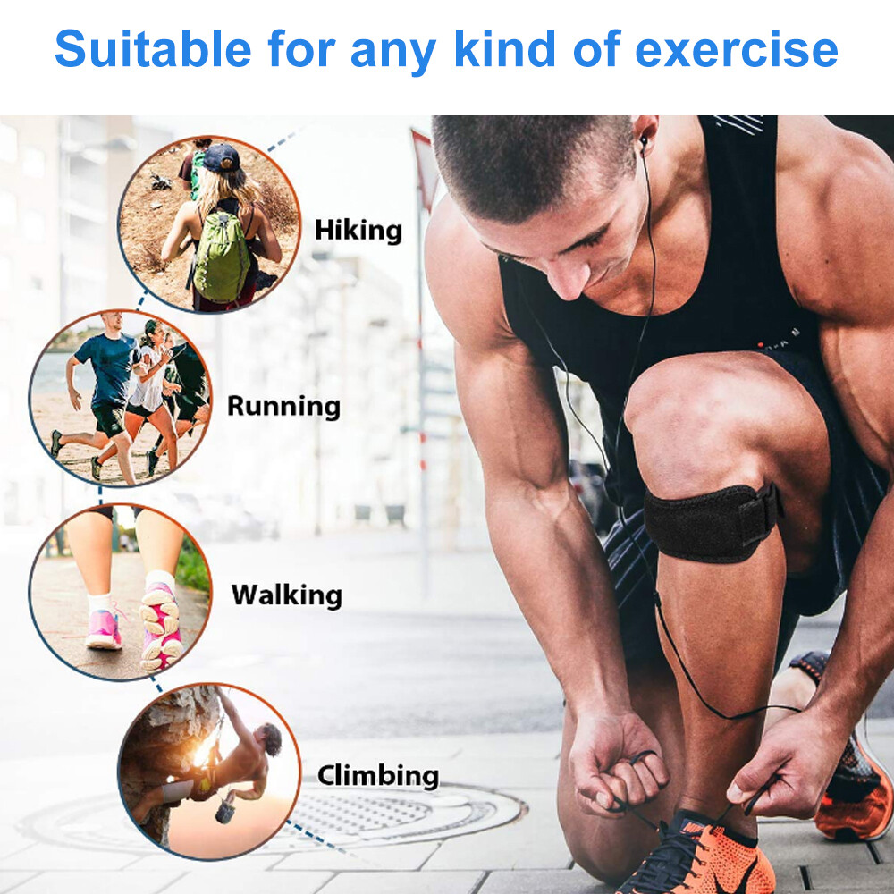 Knee Support Brace Patella Stabilizer Strap Arthritis Tendon Pain Relief Sport