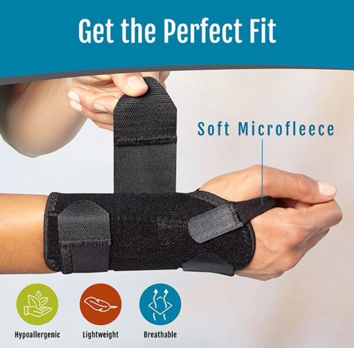 BioSkin DP3 Wrist Brace Right & Left Adjustable Brace Size XL – XXL 8.5” – 10”