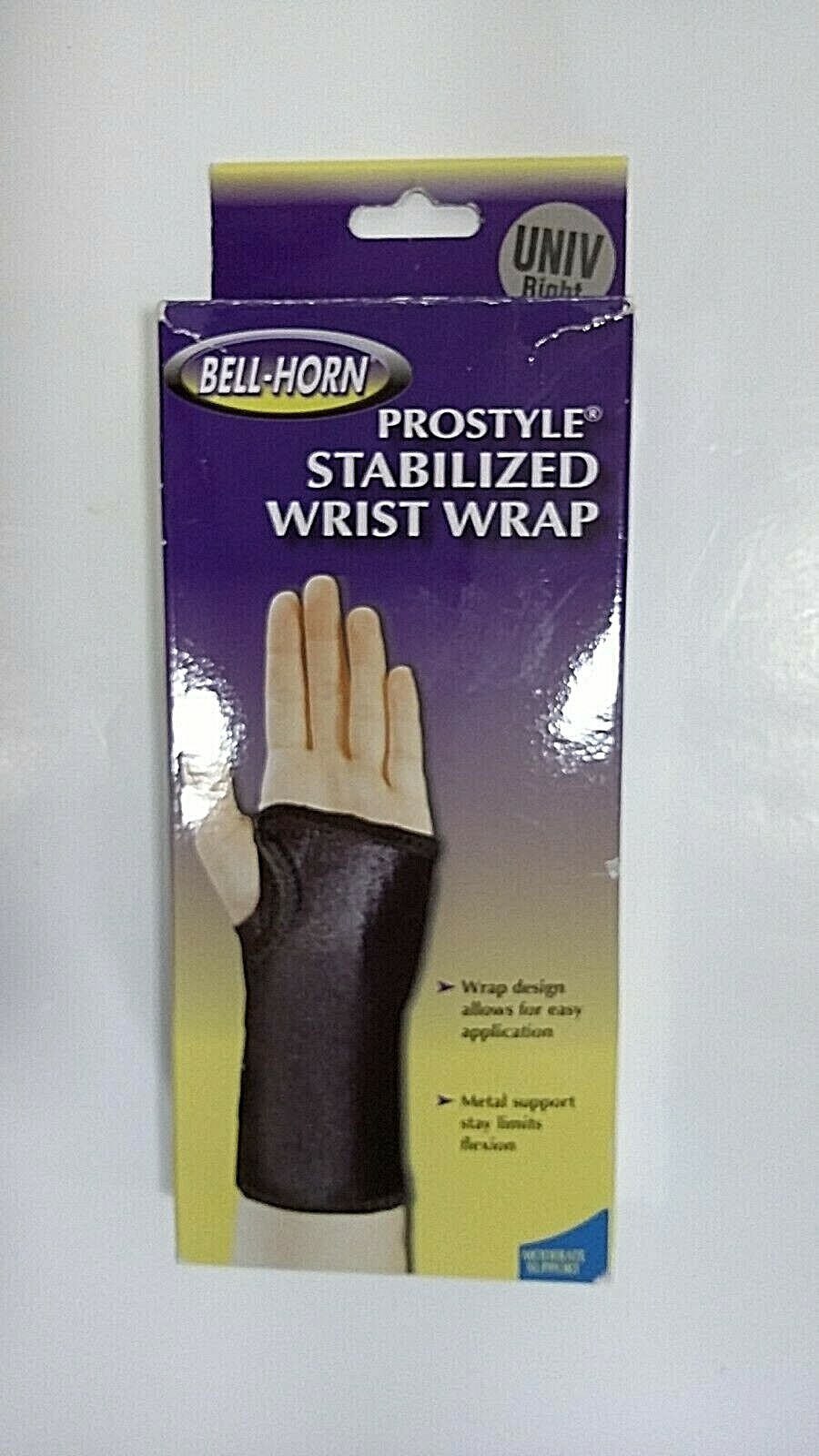 Bell-Horn Prostyle Stabilized Wrist Wrap Moderate Support Universal Size Right