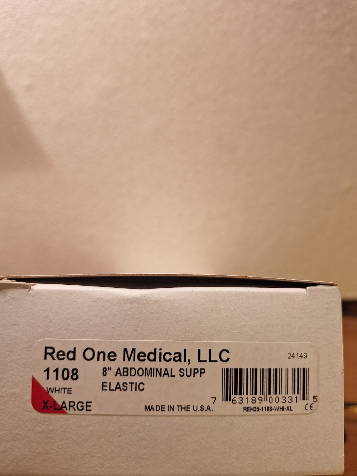 8″ Abdominal Support ELASTIC XL