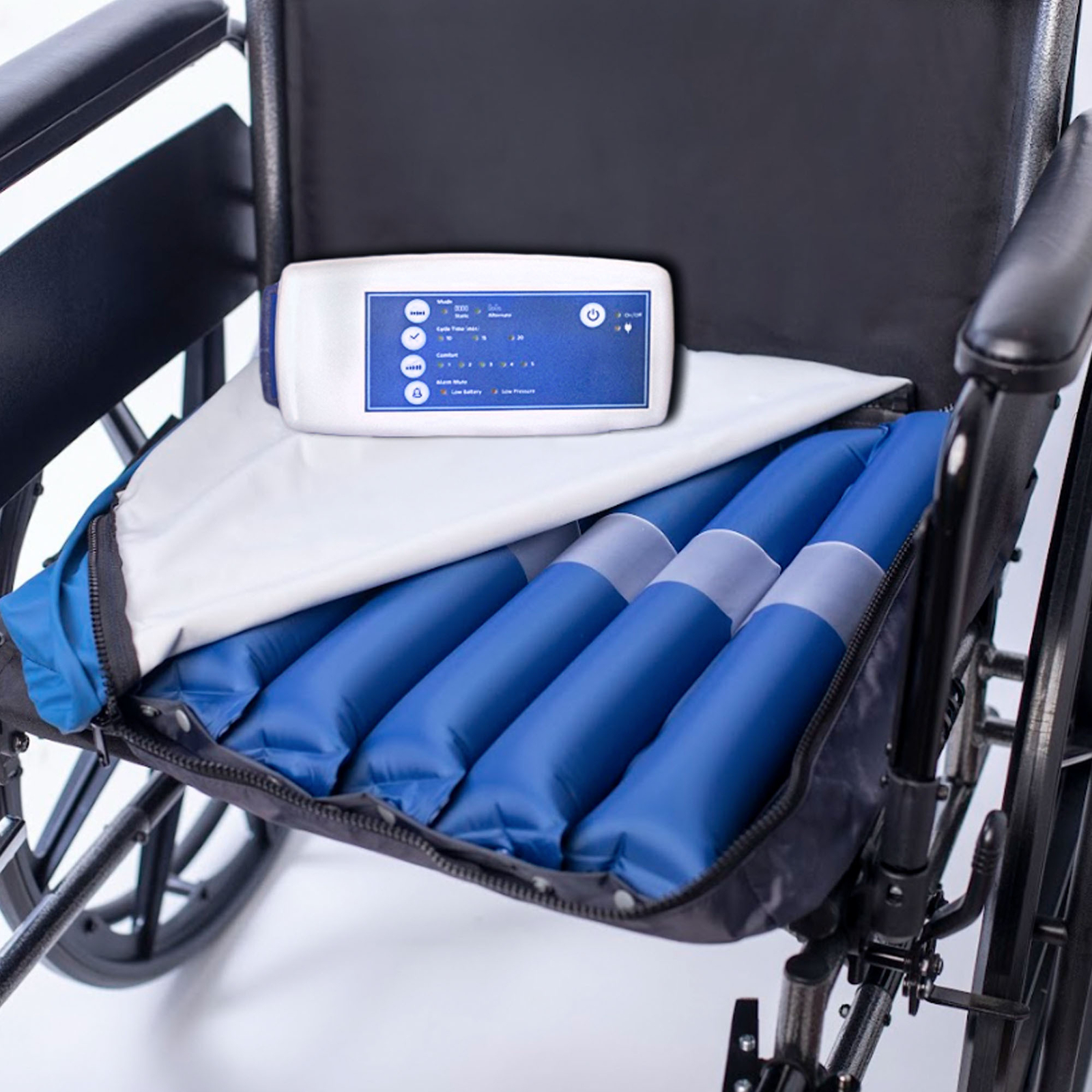 Wheelchair Seat Air Cell Cushion for Pressure Sore Relief- Promotes Blood Flow