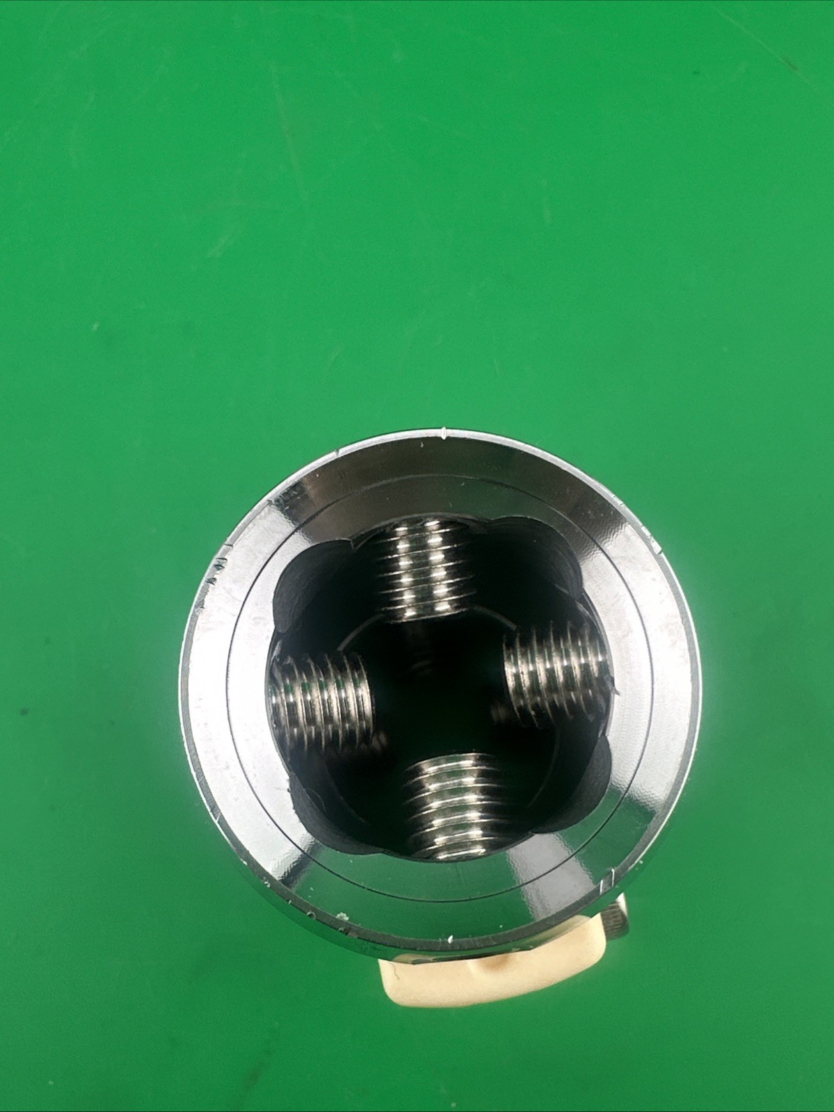 Adjustable Height Prosthetic Leg Component Part Adapter. Double Female Receiver