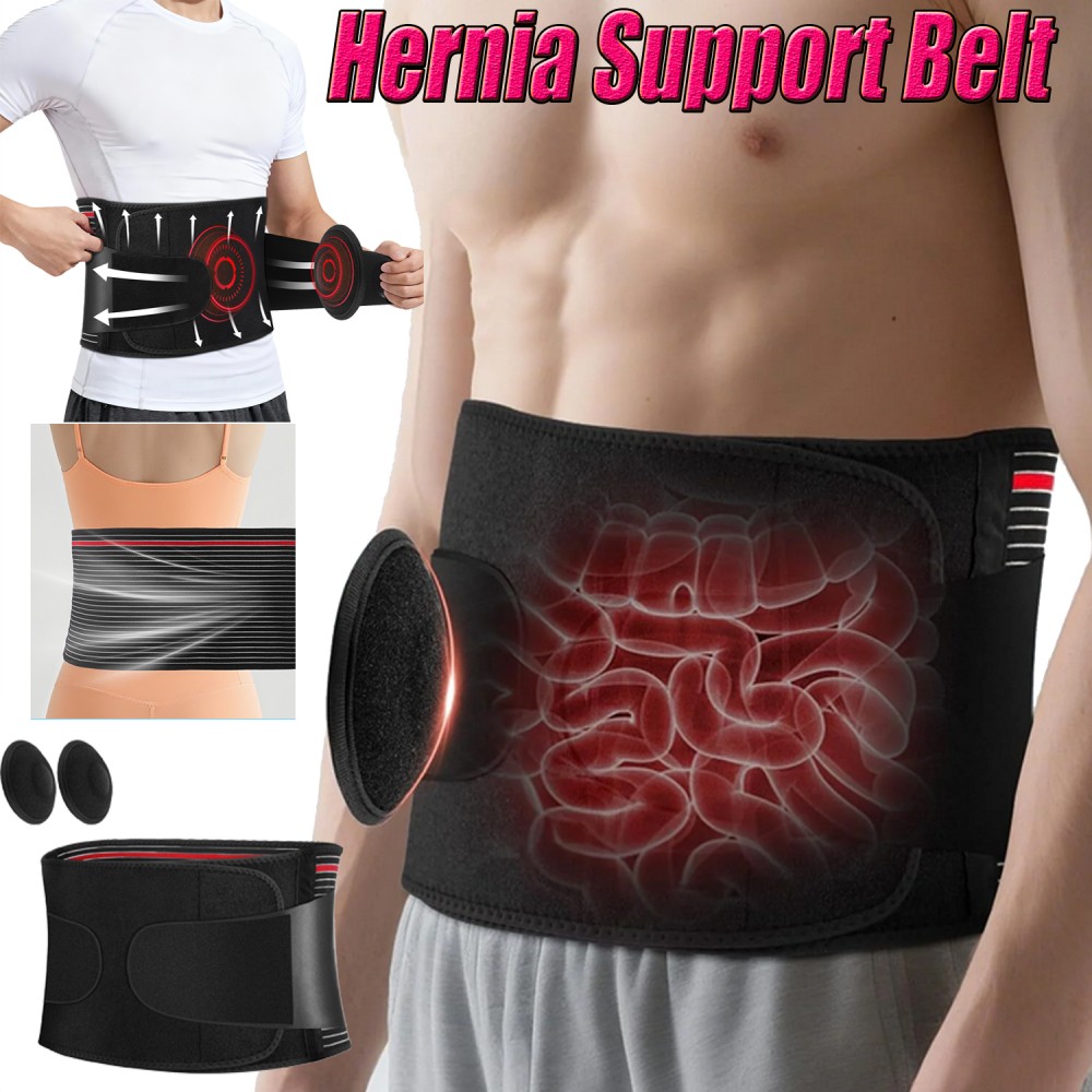 Umbilical Hernia Belt for Men and Women Abdominal Belly Button Hernia Support