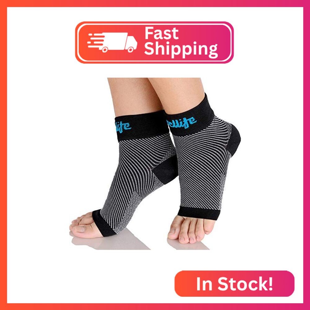 Dowellife Plantar Fasciitis Socks, Ankle Brace Compression Support Sleeves & Arc