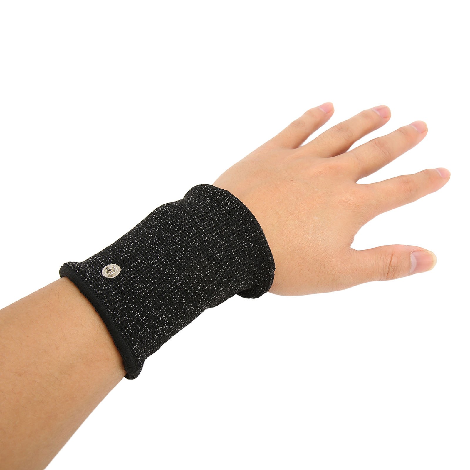 Tens Conductive Wristband Conductive Soft Elastic Electrode Wrist Support F Fit