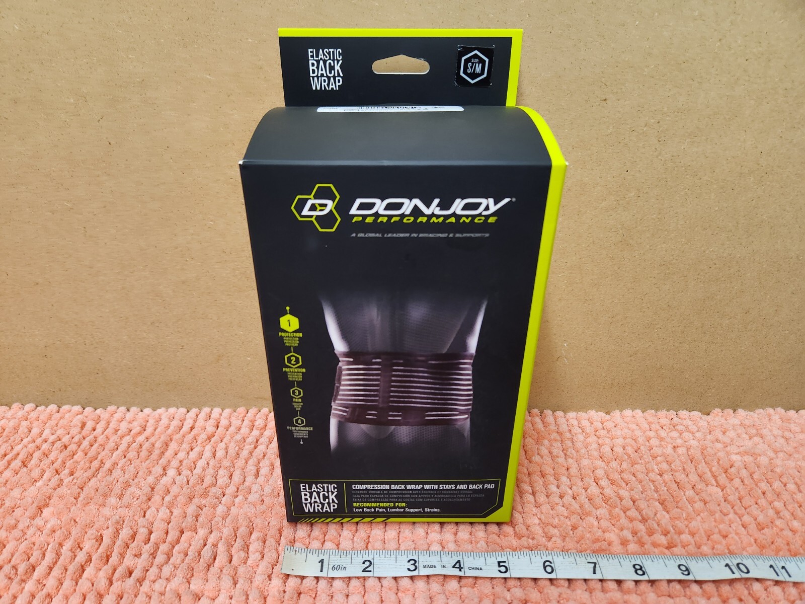 DonJoy Performance Elastic Back Wrap Sz S/M DonJoy Compression Back Wrap NEW