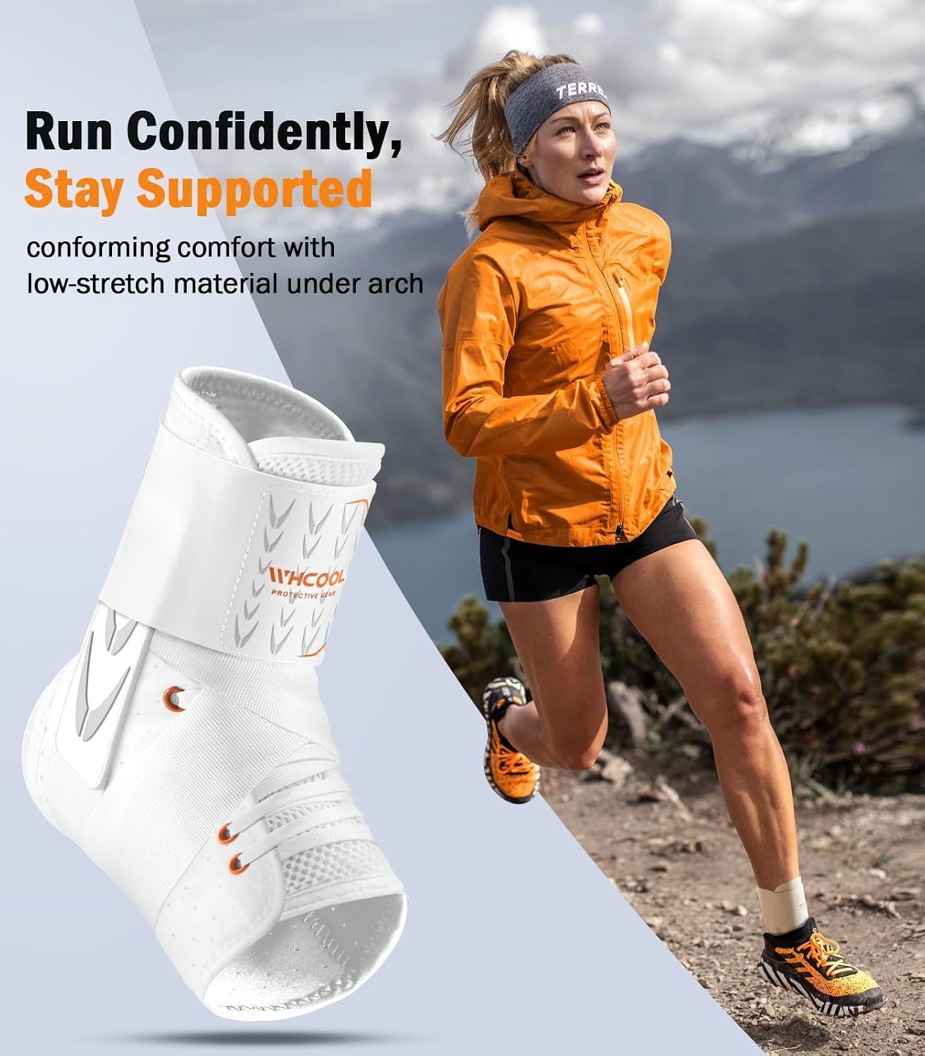 Ankle Brace for Sprained Ankle – Quick Lace Up Support
