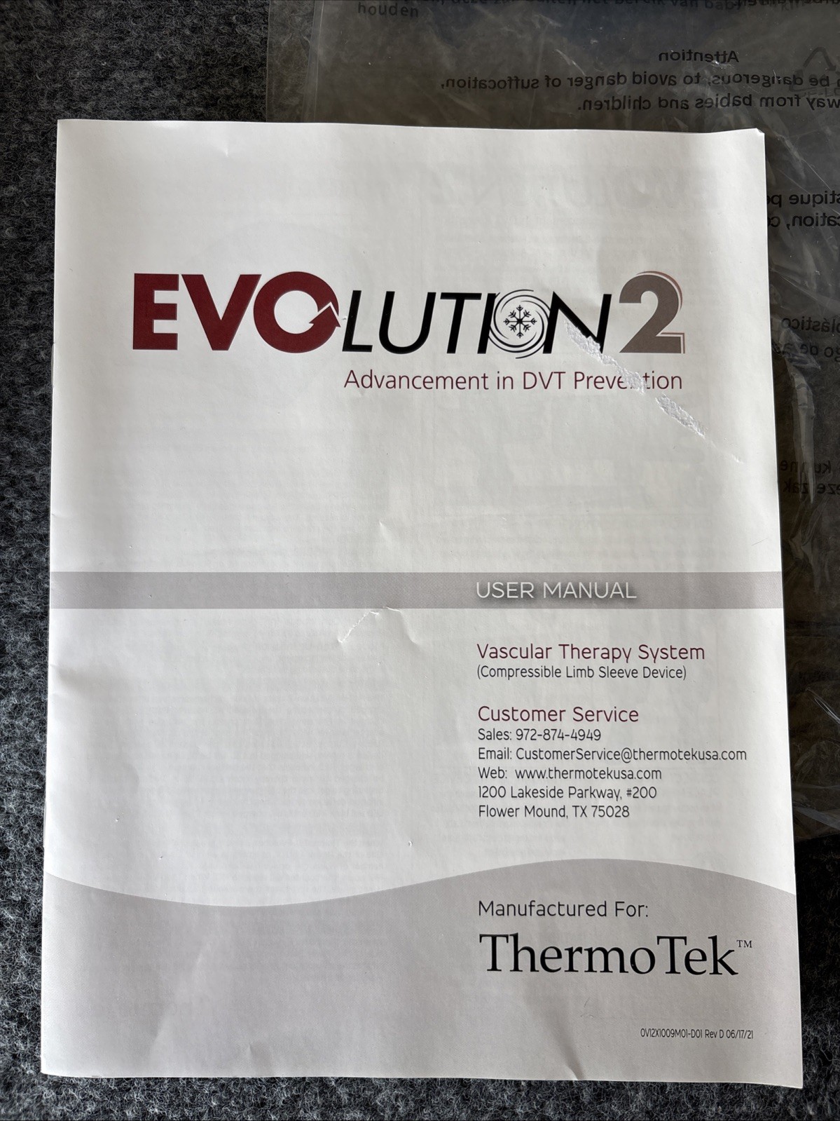 Evolution 2 DVT Cuff – Universal Size Tested Working