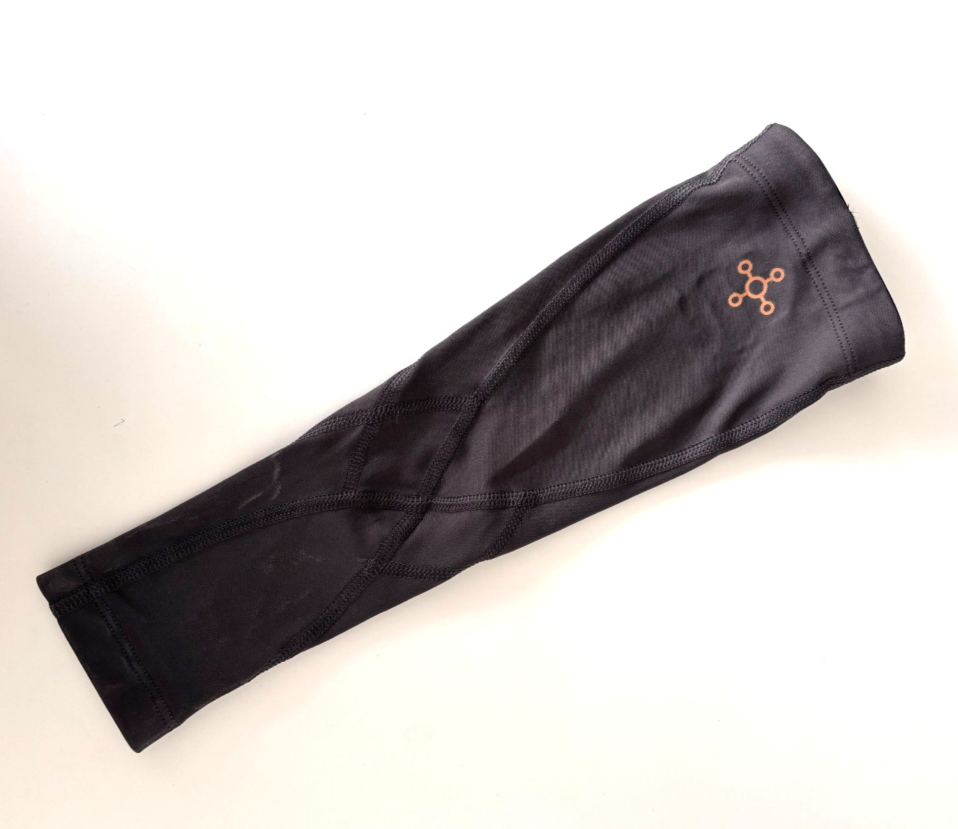 Tommie Copper Zinc Compression Arm Sleeve Black Small Athletic Sports Recovery