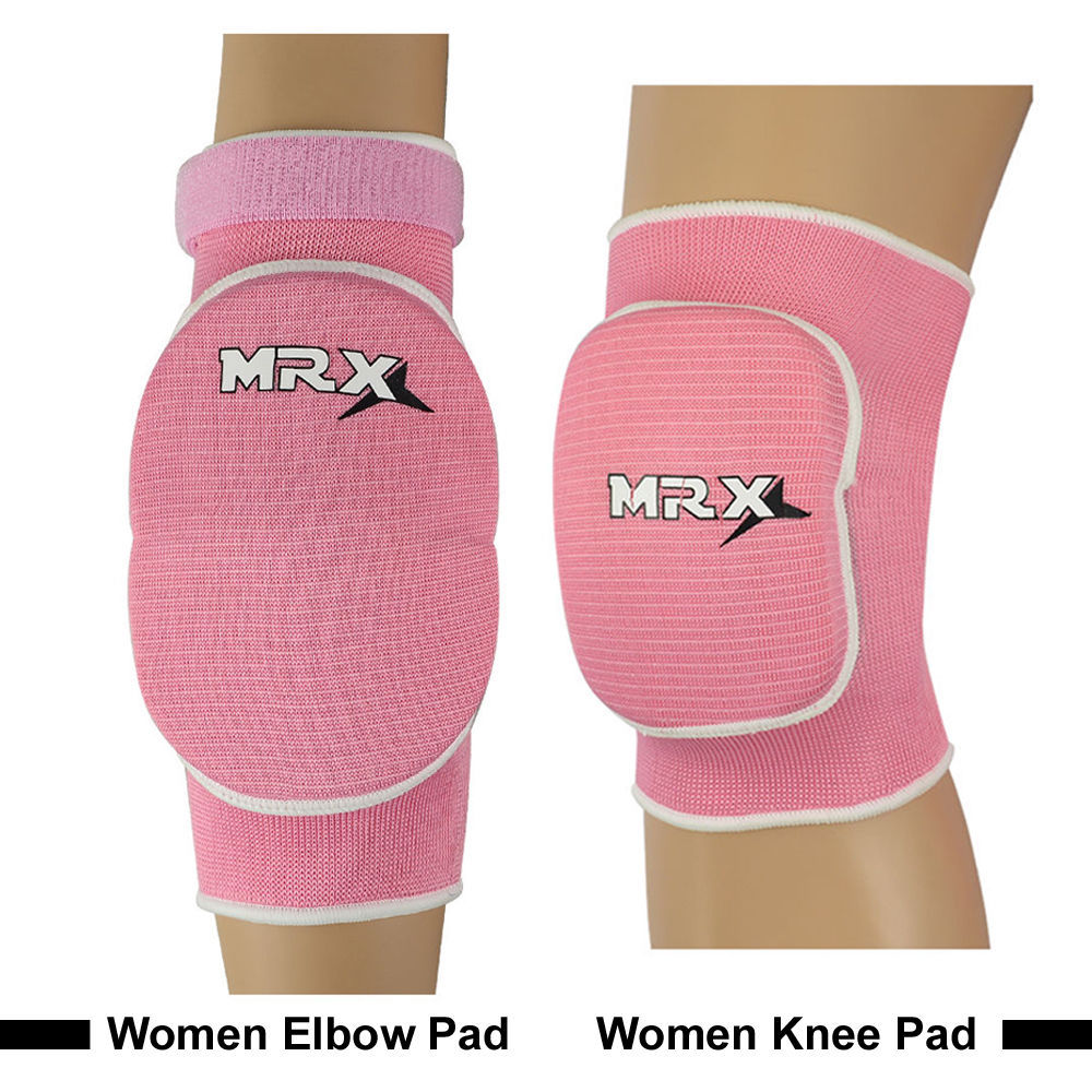 MRX Women Elbow Pad / Knee Pad Brace Support Arm Guard Padded Sleeves Sports New