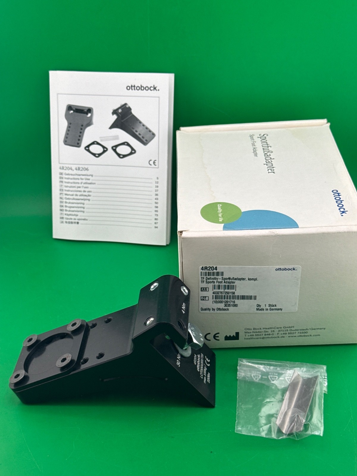 Ottobock Otto bock 4R204 prosthetic blade sports adapter. New
