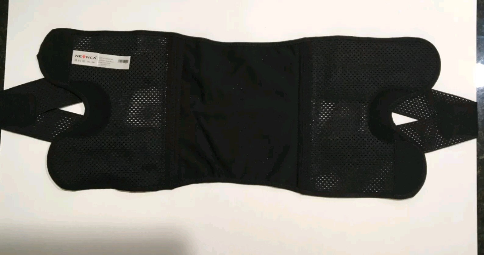 Black Neenca Thin Knee Brace XXL