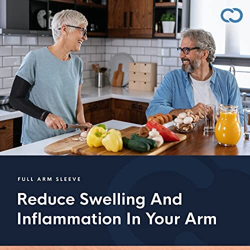 Arm Sleeve – Copper Infused Full Arm Brace for Forearm, Bicep, Triceps – Tenn…