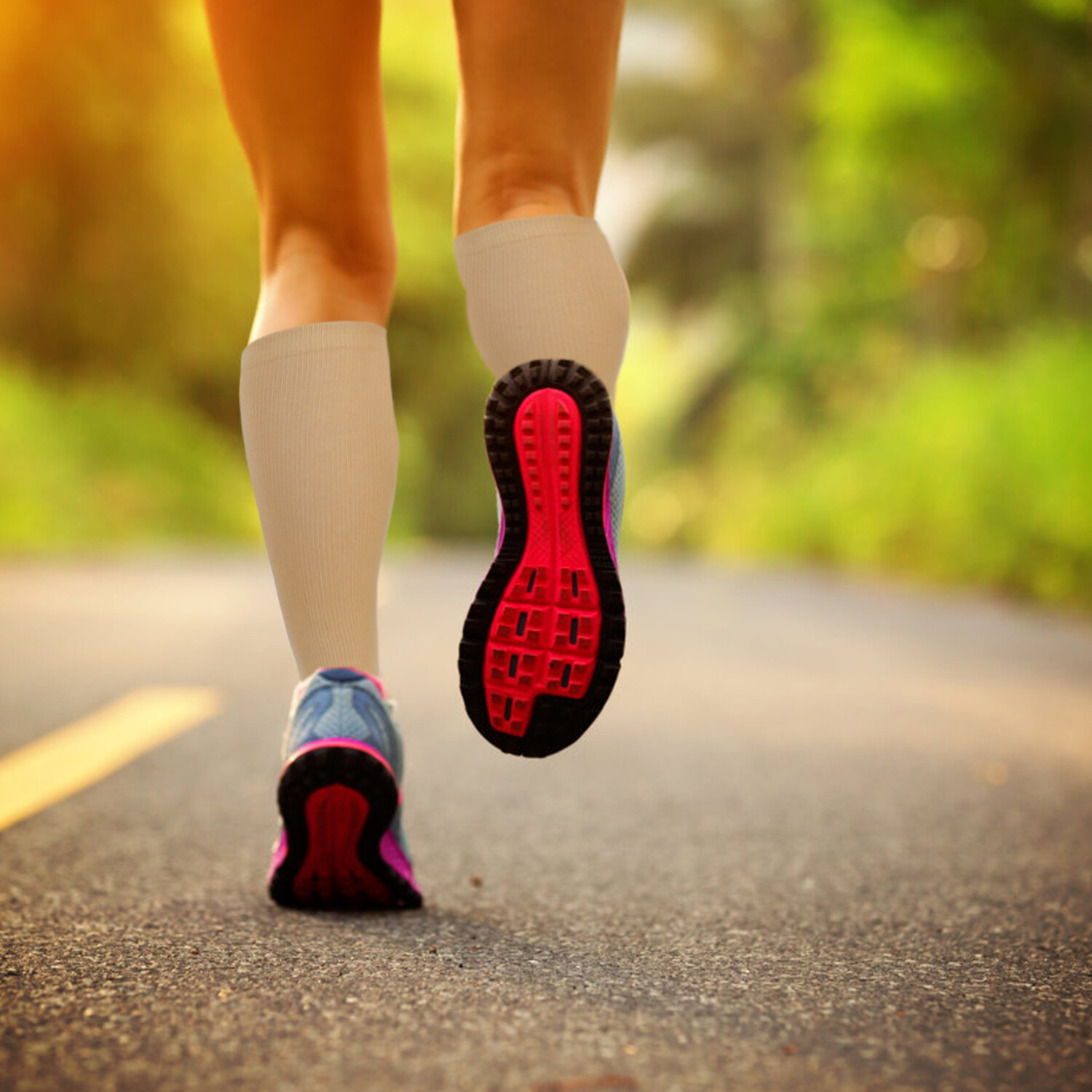 1/3pairs Zipper Compression Socks Increases Circulation Reduces Muscle Swelling
