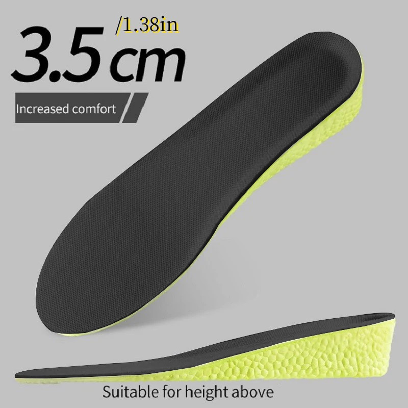 Memory Foam Height Increase Insoles for Men Women Shoes Flat Feet Arch Support O