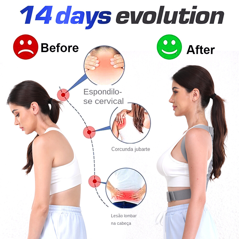 Adjustable Posture Corrector Back Support Shoulder Brace Belt Men Women Clavicle