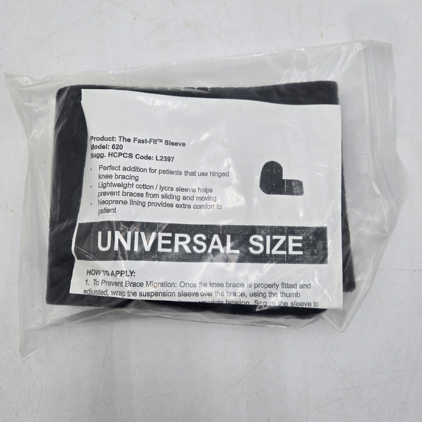 Advanced Ortho Fast Fit Knee Suspension Sleeve 620 Size Fits All