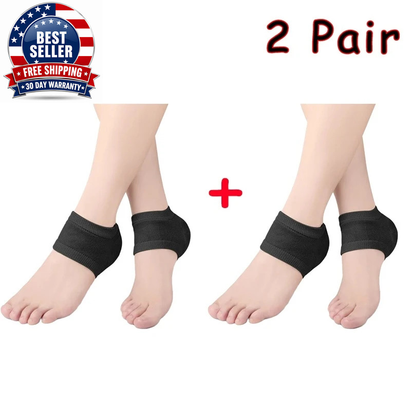 Silicone Gel Heel Protector Pads for Foot Care and Cracking Prevention
