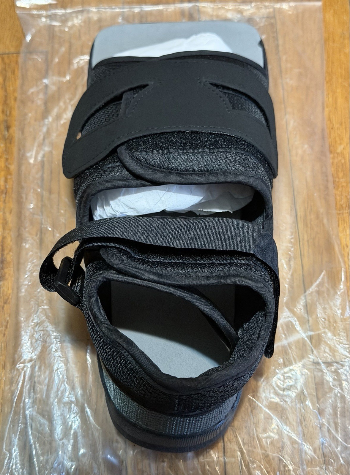 United Ortho Adjustable Post-Op Open Square Toe Shoe Men’s Size Large Black