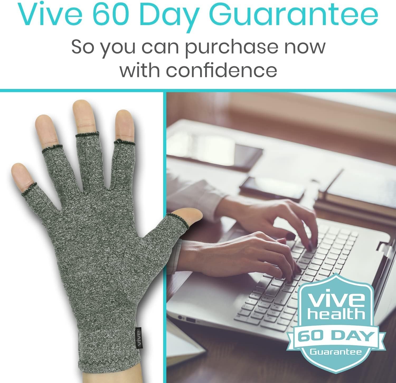 ARTHRITIS RELIEF GLOVES FOR MEN AND WOMEN – COMPRESSION & SUPPORT
