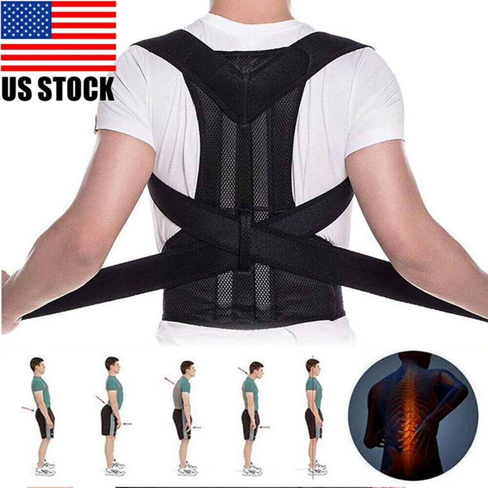Improve shoulder Back Posture and reduces pain Correct Brace Belt for Men Women